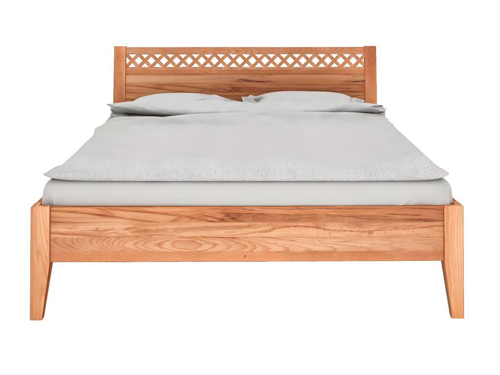 Nidchicshop 3 - 80x200 cm bed in natural oiled beech heartwood 03036WHHK