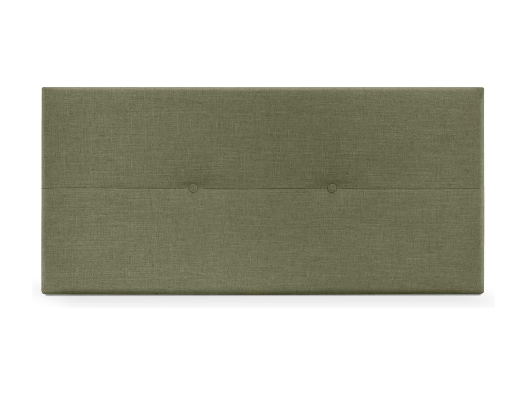 Calmetop Natural Linen Headboard with Buttons 105x50cm Beds 105 - Green 61597XFBR
