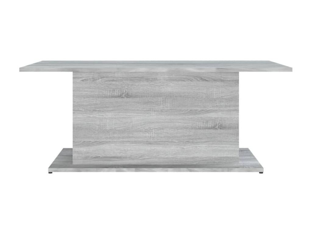 Nidchicshop Grey Coffee Table 102x55.5x40 cm Chipboard 07695PZWE
