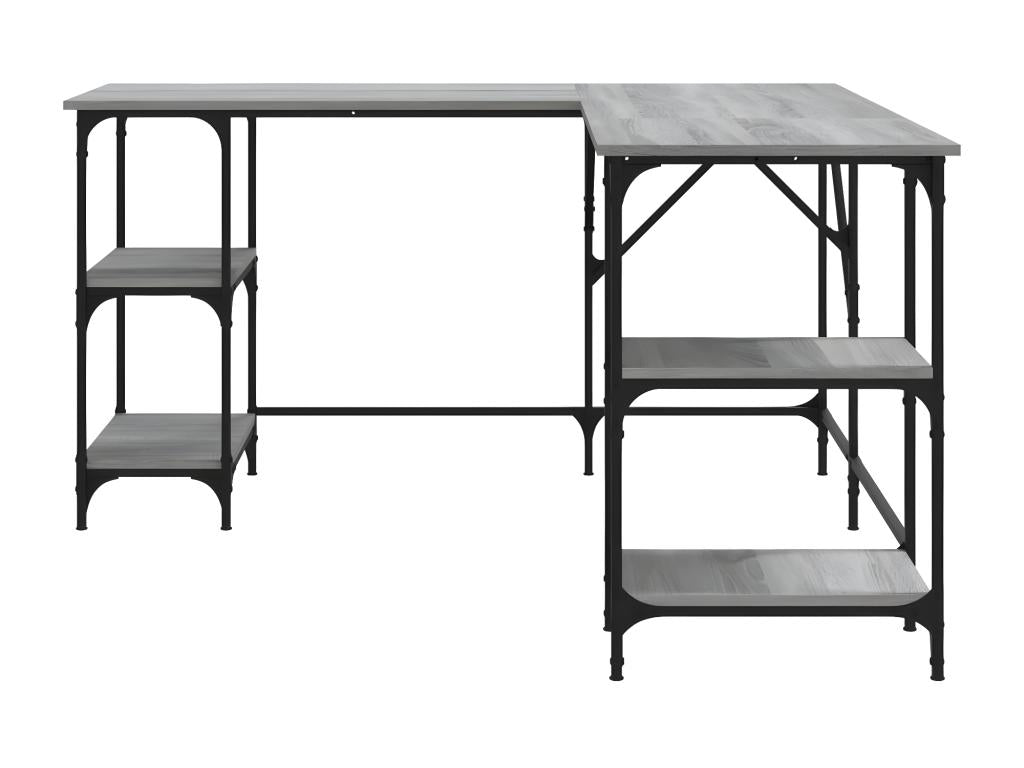 Nidchicshop desk, grey, 139x139x75 cm, engineered wood, 28843FFTY
