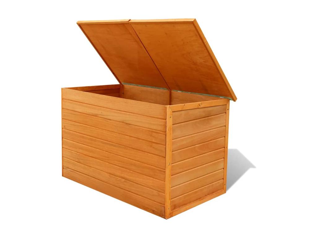 Garden storage box 126x72x72 cm Wood 34852OAHA