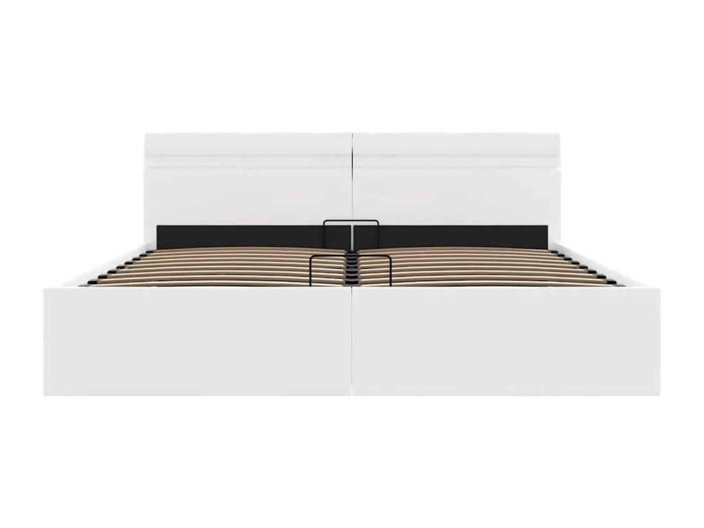 Hydraulic storage bed frame without mattress with LED 93735DJFV