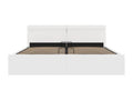 Hydraulic storage bed frame without mattress with LED 93735DJFV