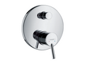 Calmetop concealed chrome bath/shower mixer faceplate 53291WGNI