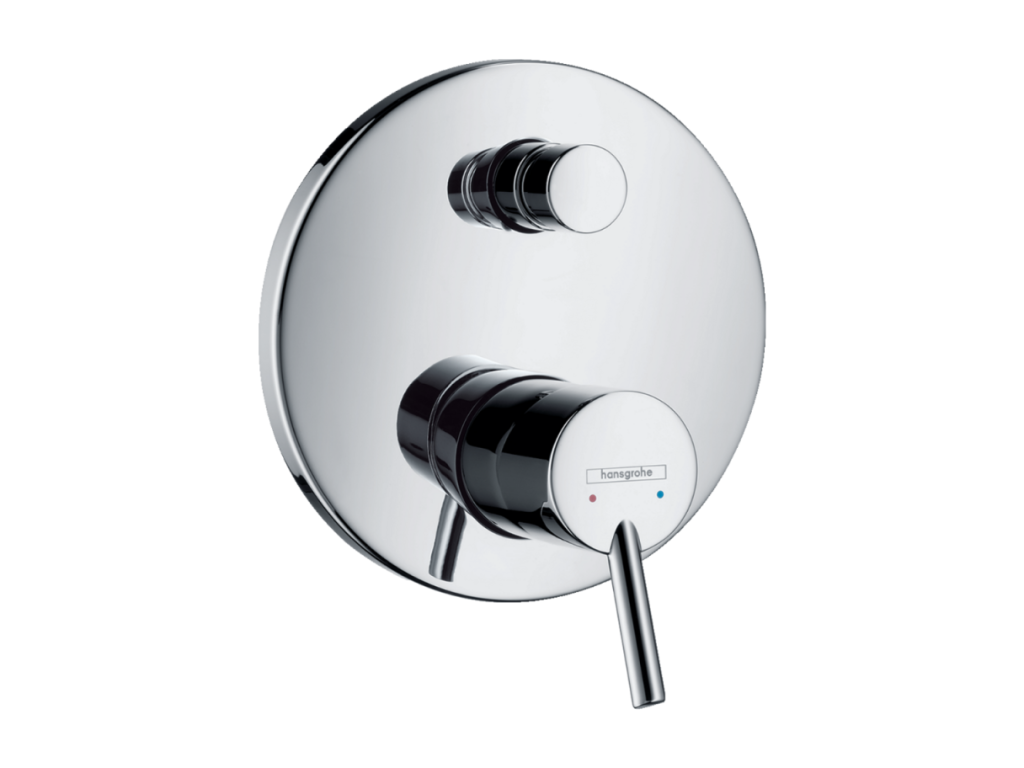 Calmetop concealed chrome bath/shower mixer faceplate 53291WGNI