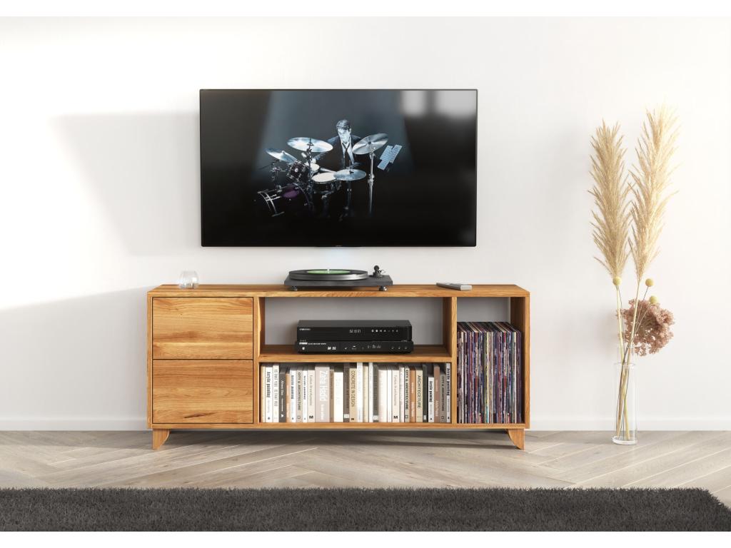 Calmetop oak TV stand on legs / Natural varnish 14269SGII