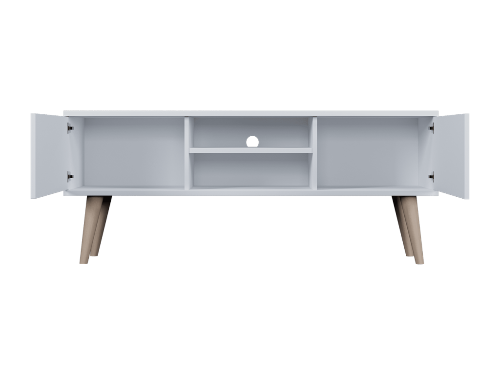 Nidchicshop 120cm TV Stand - White 67867MLEG