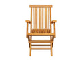3-piece garden chairs, solid teak wood, 29655DVTR