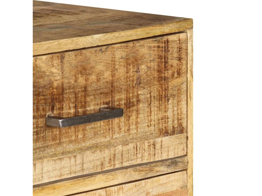 Brown wooden sideboard/cabinet/console 60x30x75 cm 4402089 16641XSVI