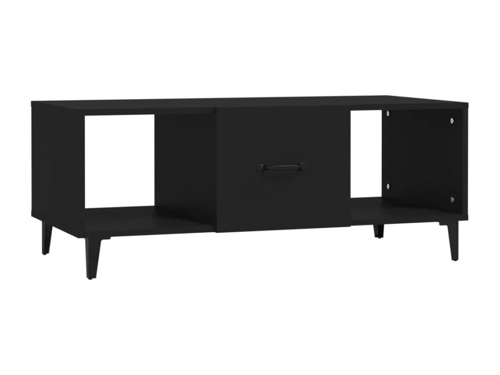 Coffee table, black, 102x50x40 cm, engineered wood, 51734TQYY