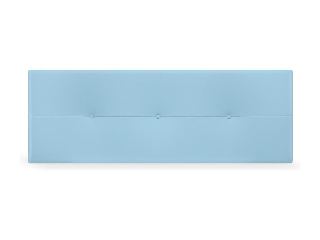 Nidchicshop Faux Leather Headboard with Buttons 135x50cm for 120/135cm Beds - Sky 22900ASAB
