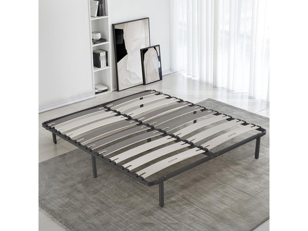 Bohometop 140x190 cm bed base - Legs included - Ergonomic comfort with wide Bohometop legs 26549ZJUJ