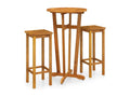 Nidchicshop 3-Piece Solid Wood Garden Bar Set 91342UUDW