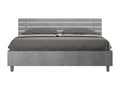 Nidchicshop 04107QRDO Double Raised Storage Bed 160x190 Concrete