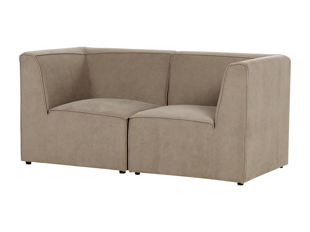 Nidchicshop Modular Sofa, Corduroy, 2-Seater, 96551GJZK