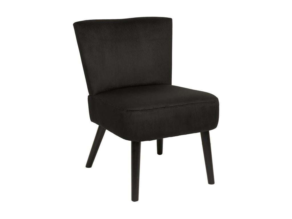 Nidchicshop - Black Corduroy Toadstool Armchair 26259LBDX