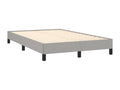 Calmetop bed base and light grey mattress 120x190 fabric 31252BQLZ