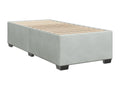 Bed frame Light gray 90x190 cm Velvet 20505HSUF