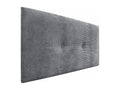 Nidchicshop Plain Corduroy Headboard with Buttons 160x50 cm for 150/160 cm Beds - Dark Grey 77412IMZI