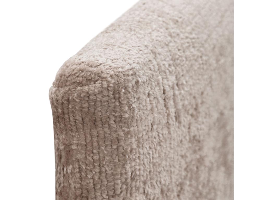 Nidchicshop Natural Wool Headboard 150x105cm with Bed Legs 150 - Light Brown 94561JATV