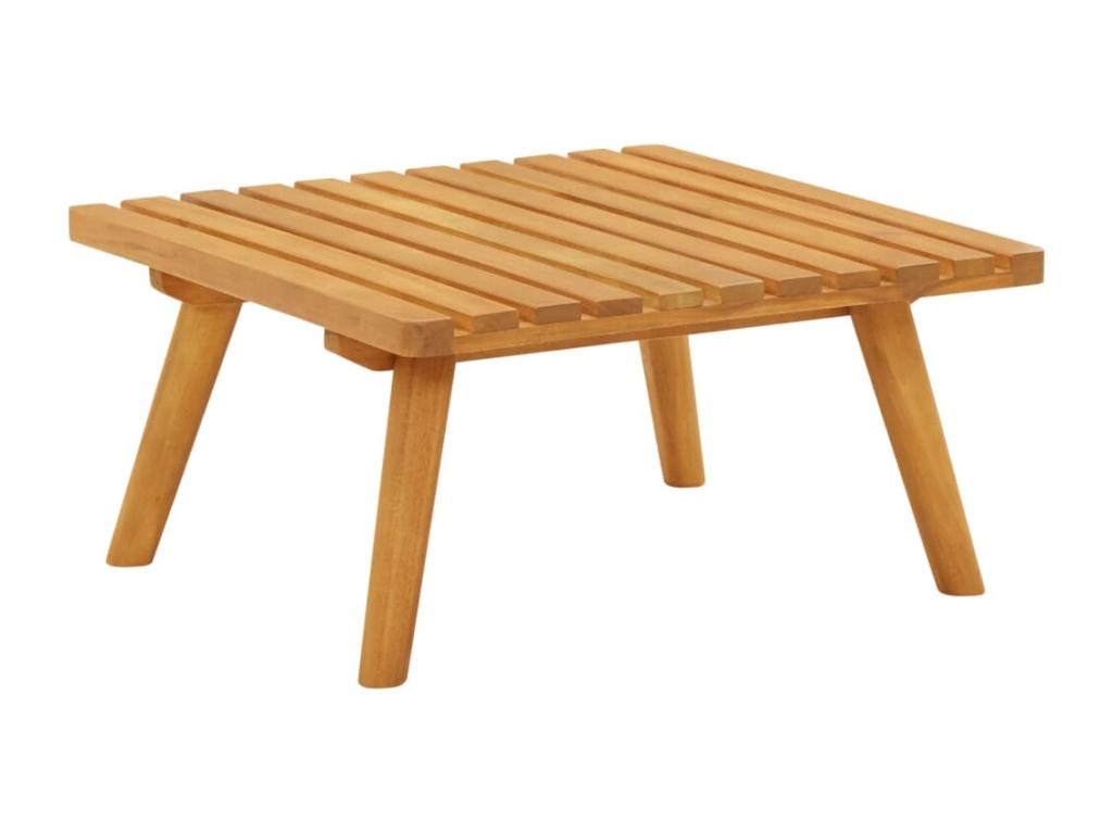 Garden footrest with cushion, 60x60x29 cm, wood, Nidchicshop 35089ZTSP