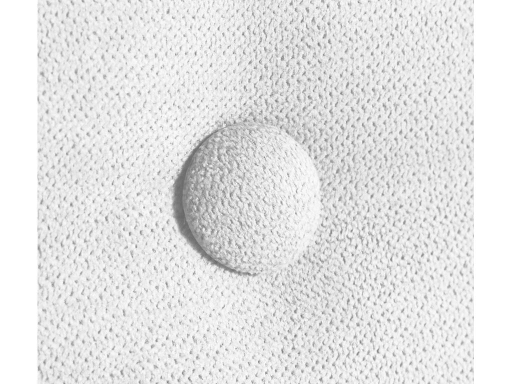 Nidchicshop Fabric Headboard with 2 Buttons, 145x50cm, Fits 135/140cm Beds - White 84167VWUH