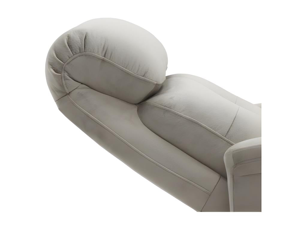 Nidchicshop manually adjustable reclining armchair, beige color 47233XKVG