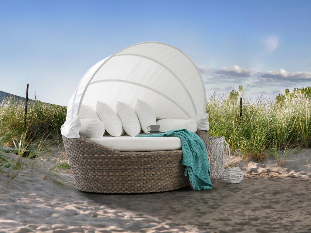 Calmetop Light Brown Garden Bed 77074FPHM