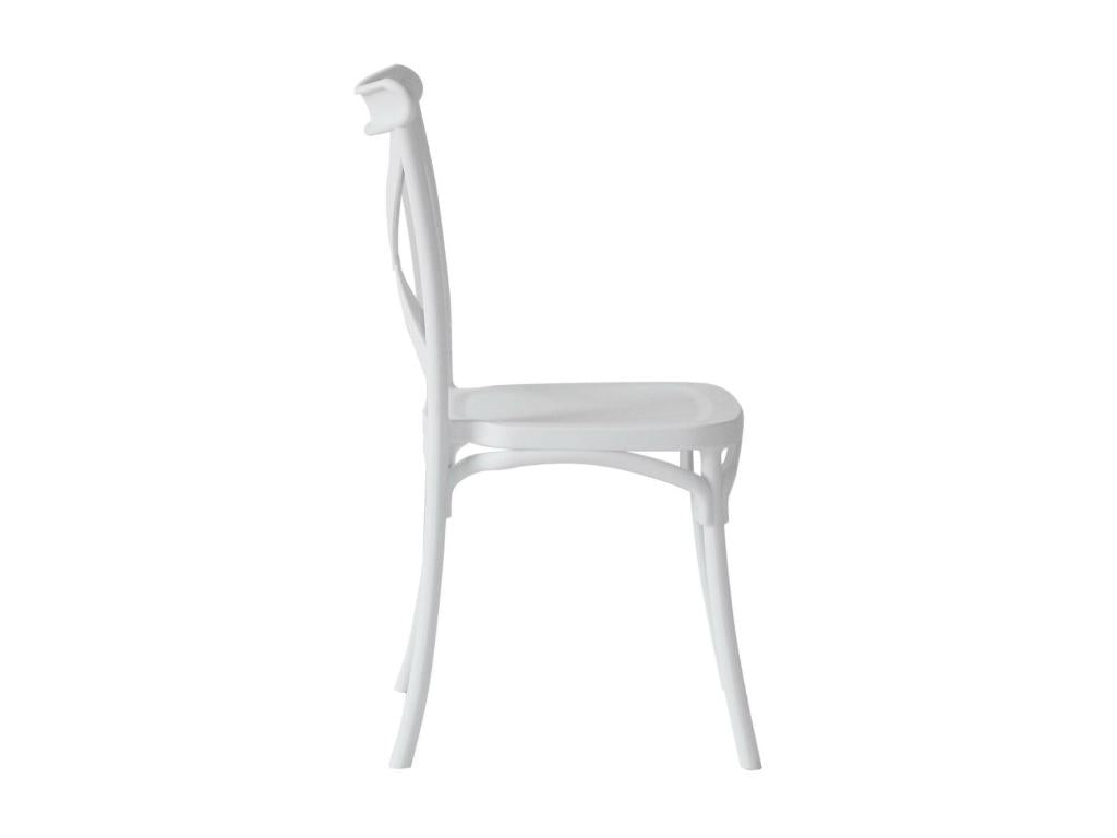 Pack of 2 Nidchicshop Stackable Restaurant Chairs 45x40x87.5cm Nidchicshop 15772GHNS
