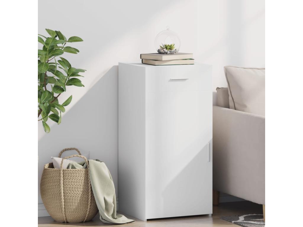 White sideboard 45x42.5x93 cm engineered wood 72720GFGI