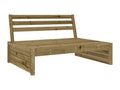Garden center sofa 120x80 cm impregnated pine wood 81599KWVB