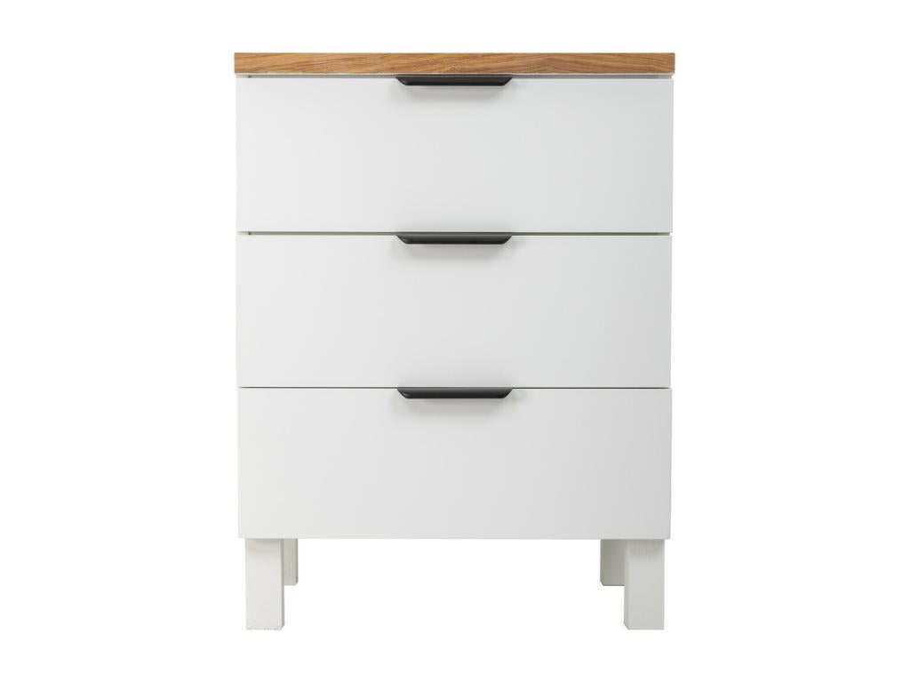 Wooden table with 3 drawers 45x35x60 64438BLXY