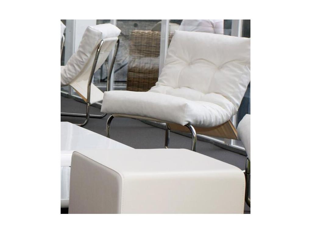 Nidchicshop Designer Armchair 76cm White 90318ABPA