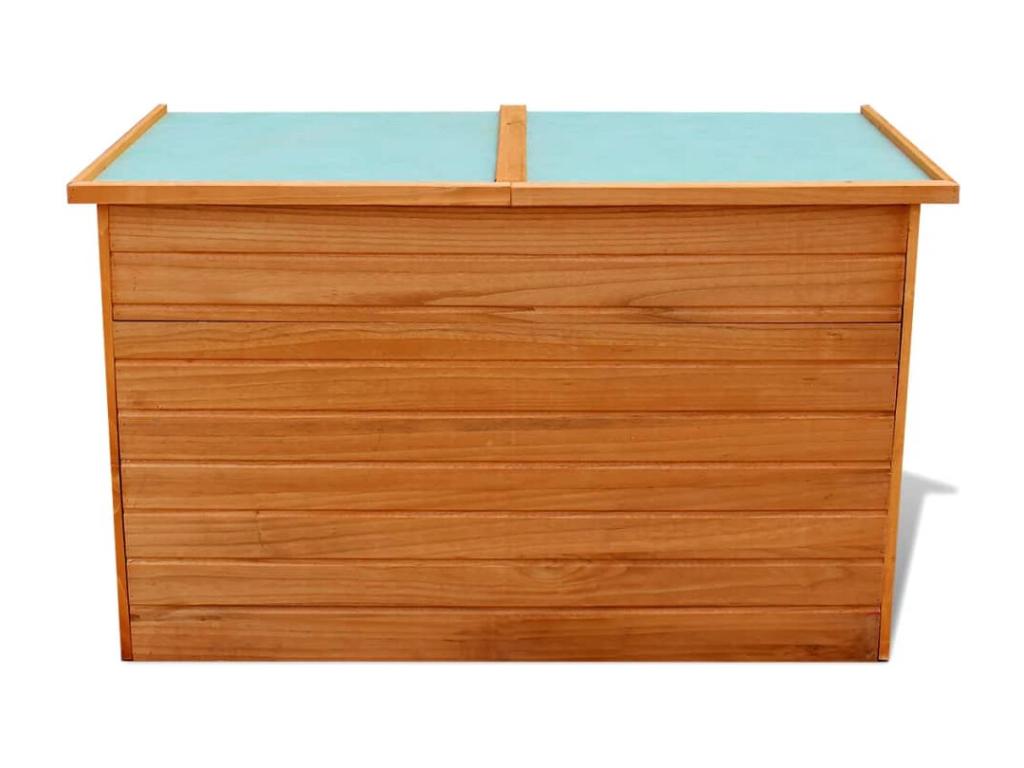 Garden storage box 126x72x72 cm Wood 34852OAHA