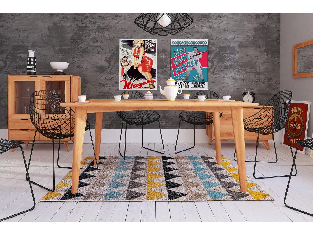 Nidchicshop - Natural oiled beech heartwood table 90x170 83107QQXZ