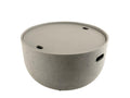 Calmetop - Round garden coffee table 58x58 cm concrete 23432NNJQ
