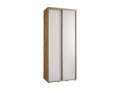 Calmetop 1 Sliding Door Wardrobe 235.2/110/45 2 Doors Calmetop/White/Silver 67845DXLT