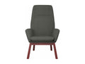 Dark Grey Fabric Reclining Chair 34181QLBX