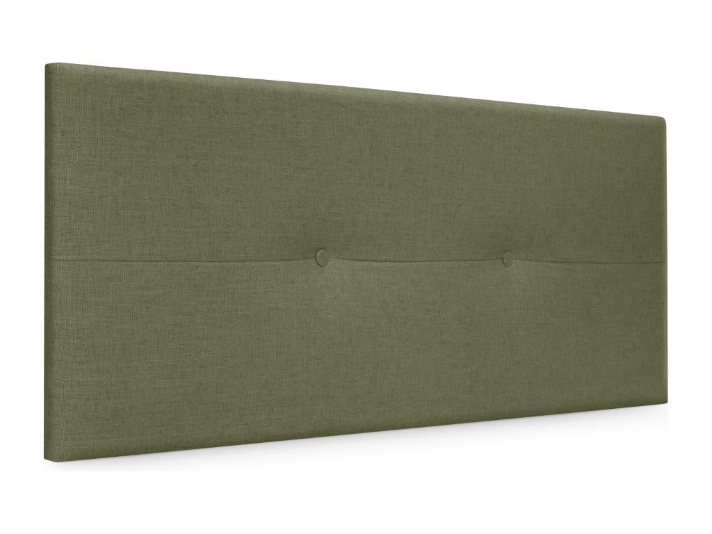 Calmetop Natural Linen Headboard with Buttons 105x50cm Beds 105 - Green 61597XFBR