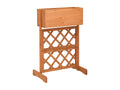 Brown wooden trellis planter 45x30x74 cm 02 0000877 32206HJQP