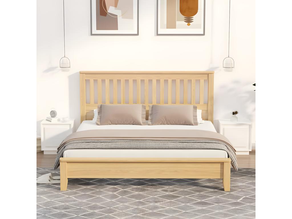 2-piece bedside tables, glossy white, 44x35x45cm, engineered wood, 25928WXVV