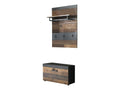 Calmetop E-style wardrobe system, grey, Calmetop aged wood look. 60216QEQU