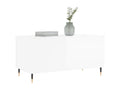 Coffee table, glossy white, 90x44.5x45 cm, engineered wood, 15148NIVV