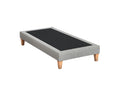Bohometop grey upholstered decorative bed base 80x210 42396YDAJ