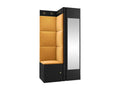 Calmetop 391 Hallway Unit 186x82x46cm Black Mirror - Yellow Calmetop - Laminate - Upholstery 28421FNIF