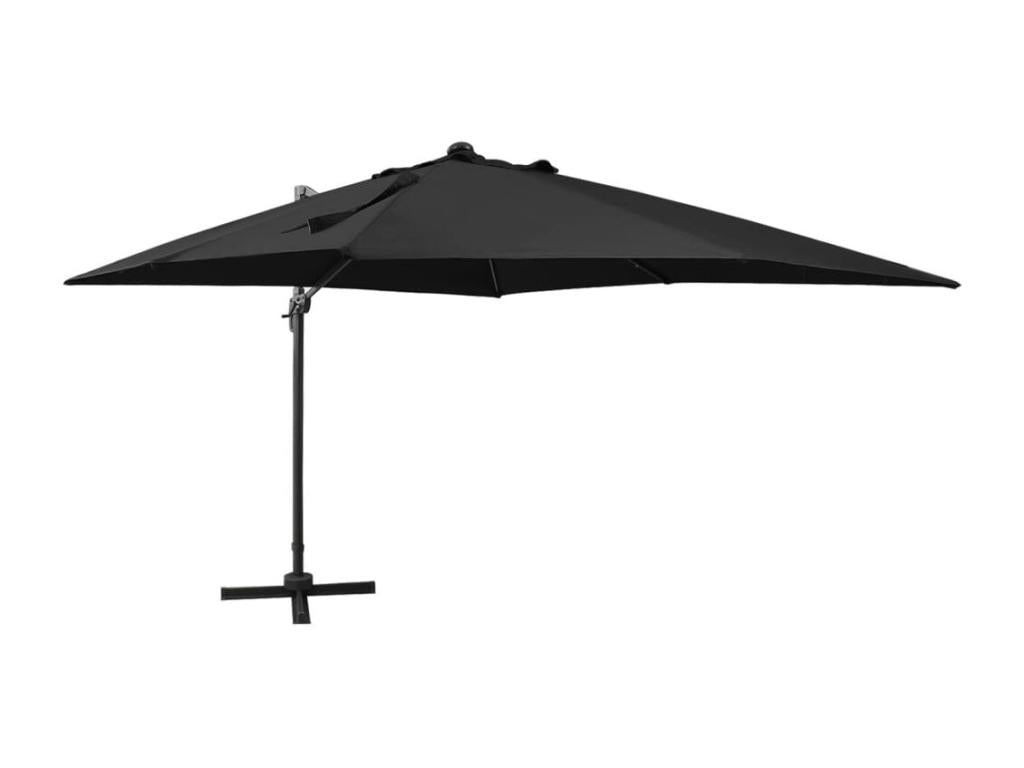 Black garden furniture parasol 02 0008523 82132MSTE