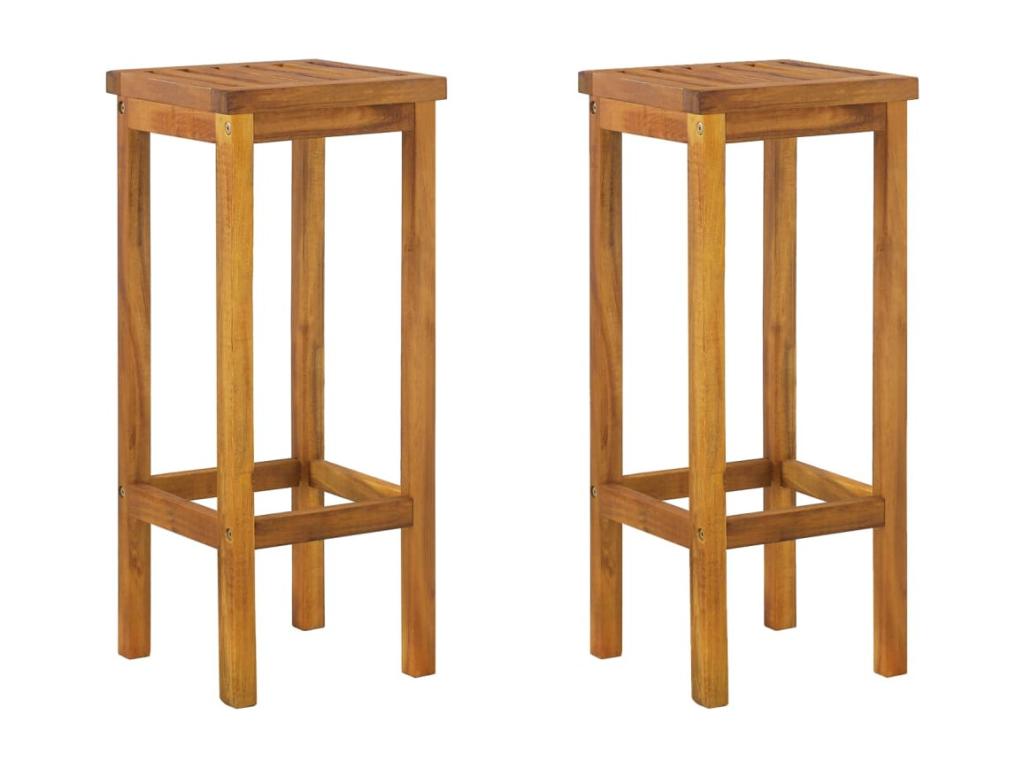 Nidchicshop 3-Piece Solid Wood Garden Bar Set 91342UUDW