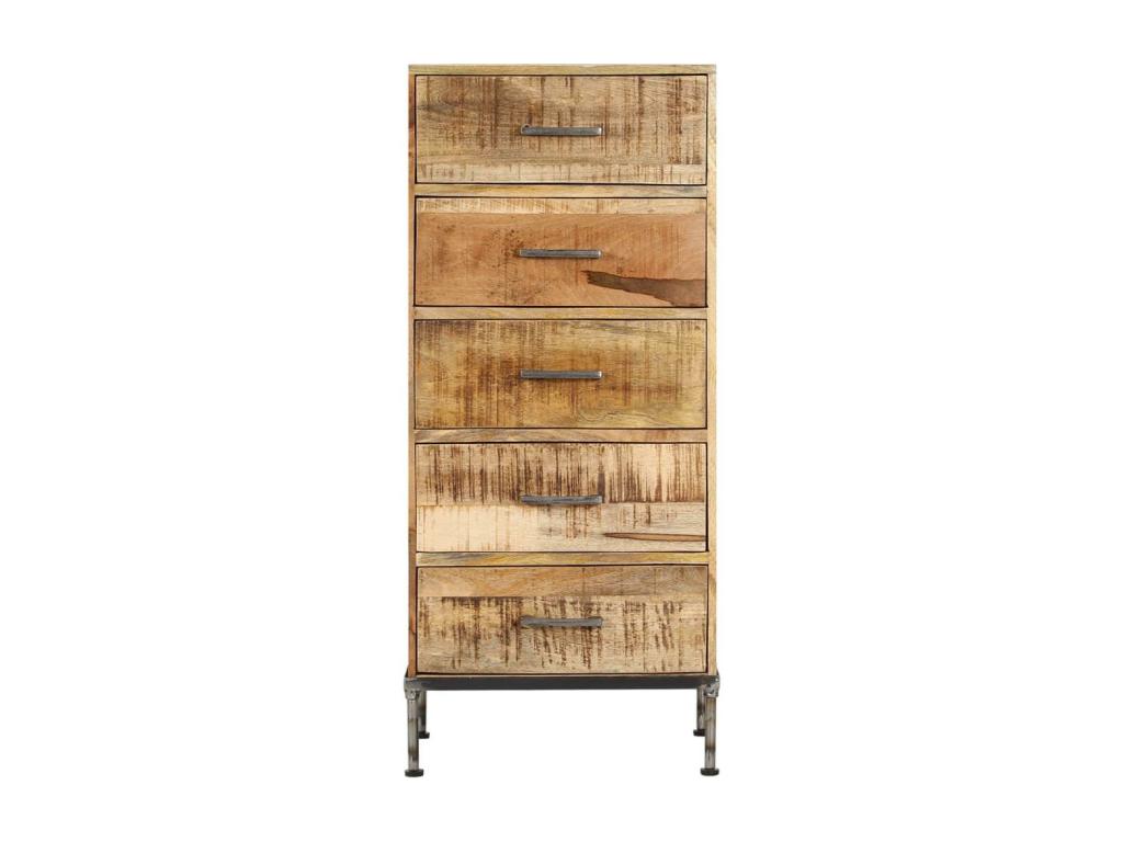 Brown wooden sideboard/cabinet/console 60x30x75 cm 4402089 16641XSVI