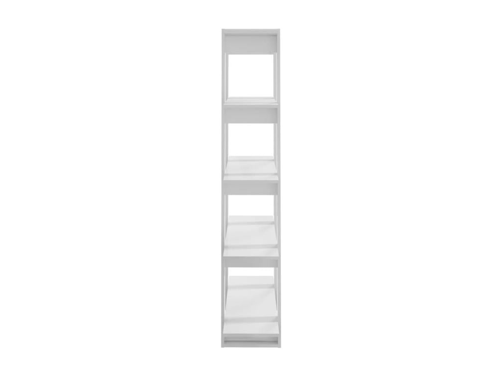 Bookshelf/Room Divider, Glossy White, 100x30x160 cm, 60165JZFE