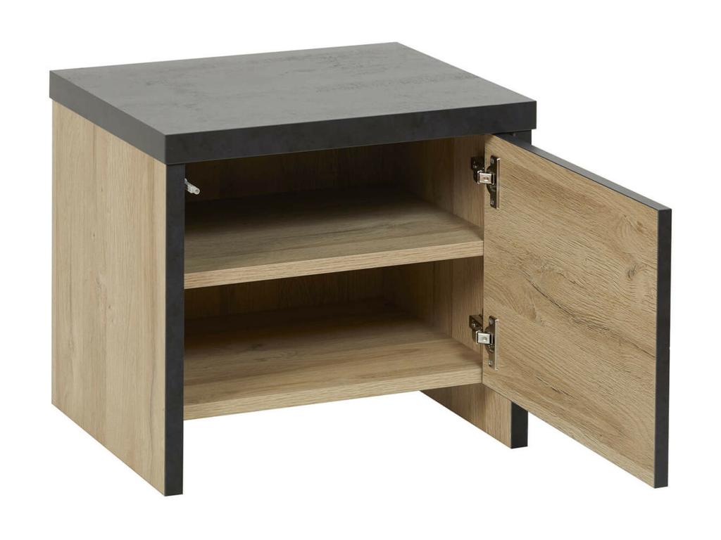 Nidchicshop - Bedroom 140x190cm Headboard with LEDs Bedside Tables 07542LTYQ